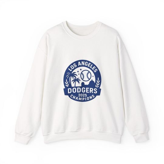 Discover Los Angeles Dodgers 2025 World Series Champions Sweatshirt, Crewneck, LA Dodgers