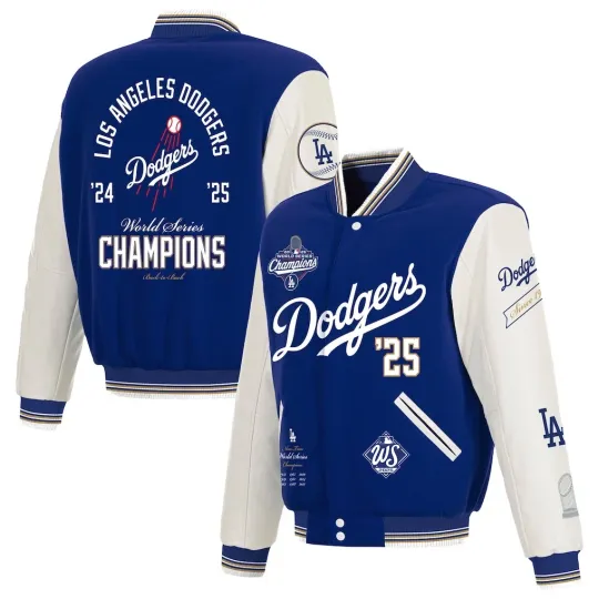 Discover Los Angeles Dodger JH Design Royal 2025 World Series Champions Jacket