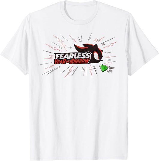 Discover Sonic the Hedgehog, Fearless: Year of Shadow sketchpad logo T-Shirt