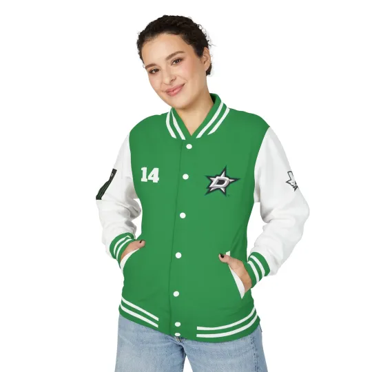 Discover Dallas Stars Letterman Jacket, Team Spirit Apparel, Sports Fan Outerwear, Unisex