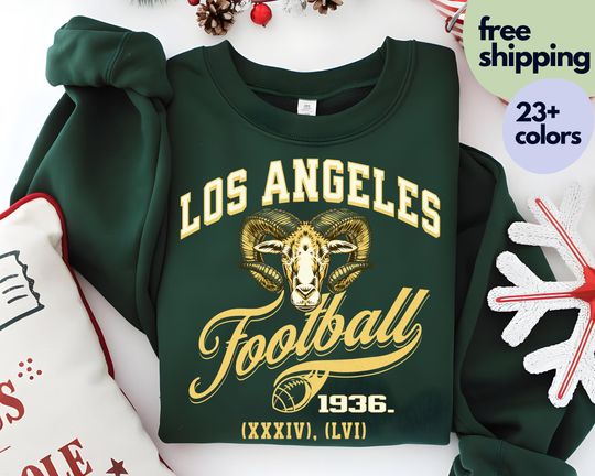 Discover Los Angeles Football T-Shirt: Unisex California Fan Sweatshirt