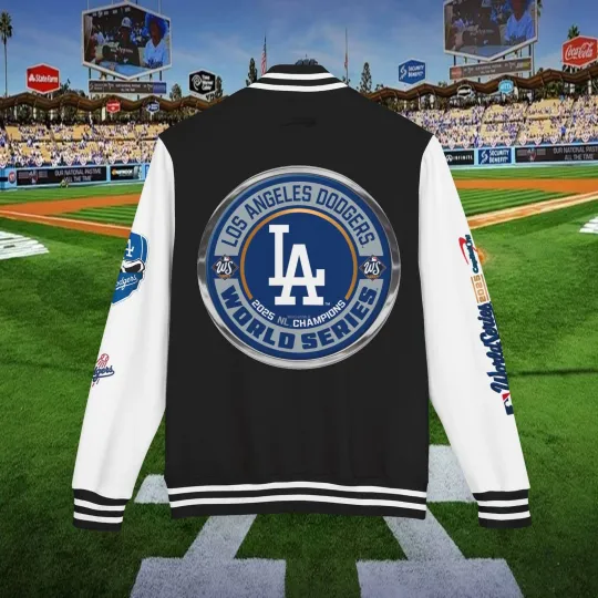 Discover Letterman Jacket Los Angeles Dodgers World Series, unisex sportswear gift
