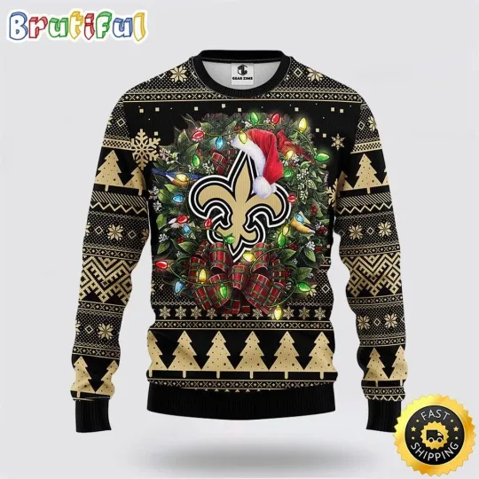 Discover New Orleans Saint Ugly Sweater Christmas For Fan Football