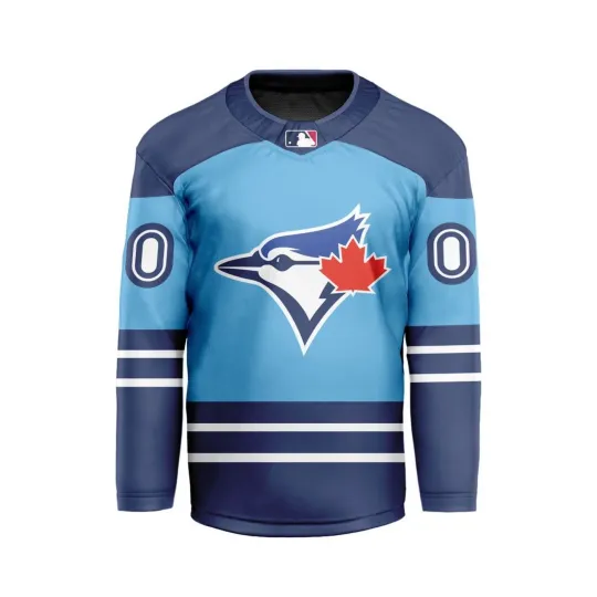 Discover Personalized Toronto Blue Jays Alternate Men's Hockey Jersey