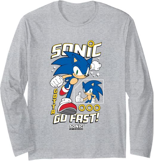 Sonic The Hedgehog Gotta Go Fast! Epic Run Long Sleeve T-Shirt