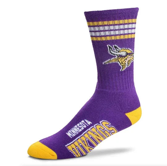Minnesota Vikings Men's Crew Socks