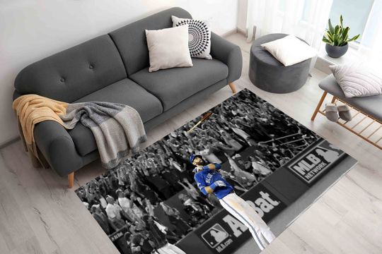 Discover Front Door Rug, Home Decor Rug, Personalized Rug, Non-Slip Carpet, Jose Bautista Rugs, Toronto Blue Jays Rugs, Motivational Rug,
