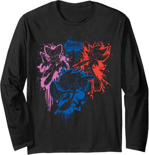 Discover Sonic the Hedgehog - Spray Paint  Long Sleeve T-Shirt