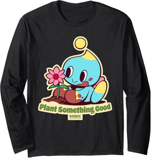Discover Sonic the Hedgehog - "Plant Something Good" Earth Day Chao Long Sleeve T-Shirt