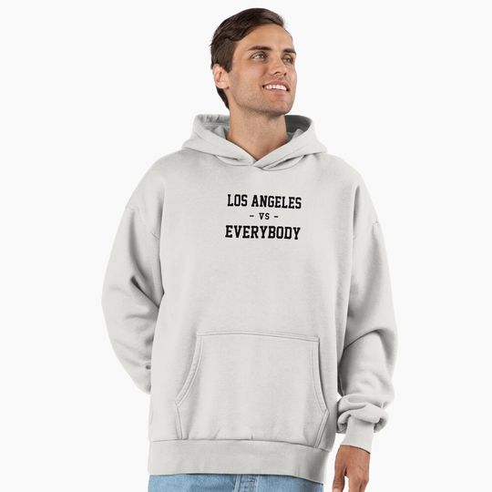 Discover Los Angeles vs Everybody Premium Oversized Hoodie