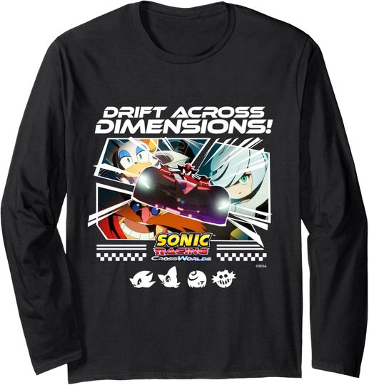 Discover Sonic Racing CrossWorlds - Drift Group Long Sleeve T-Shirt