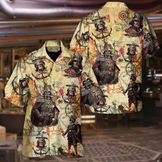 Discover Starwars Darth Vader Pirates Hawaiian Shirt For Men, Women