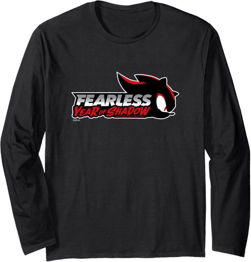 Sonic the Hedgehog, Fearless: Year of Shadow logo Long Sleeve T-Shirt