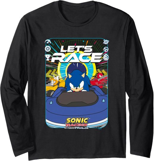 Discover Sonic Racing CrossWorlds - Let's Race Long Sleeve T-Shirt