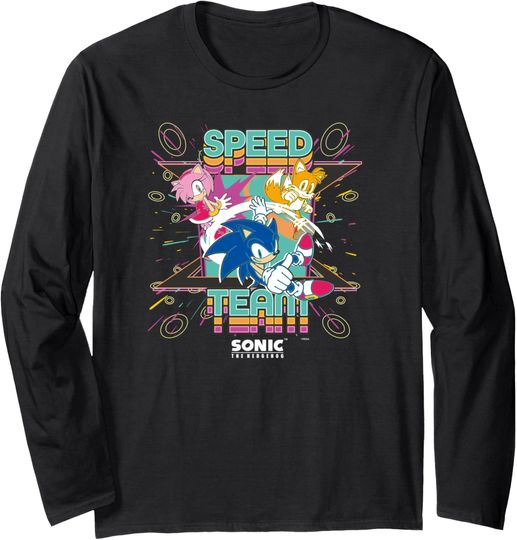 Discover Sonic the Hedgehog - "Speed Team" Long Sleeve T-Shirt