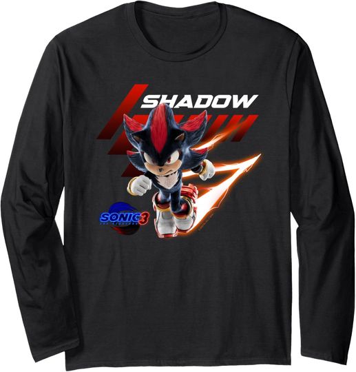 Discover Sonic the Hedgehog 3 - Shadow Charge Long Sleeve T-Shirt