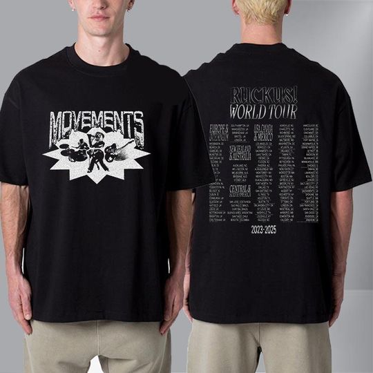 Discover Movements Ruckus World Tour Unisex T Shirt Two Sided