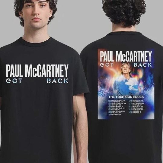 Discover Pa.ul Mc.Cartney Got Back Tour 2025 North America T-Shirt