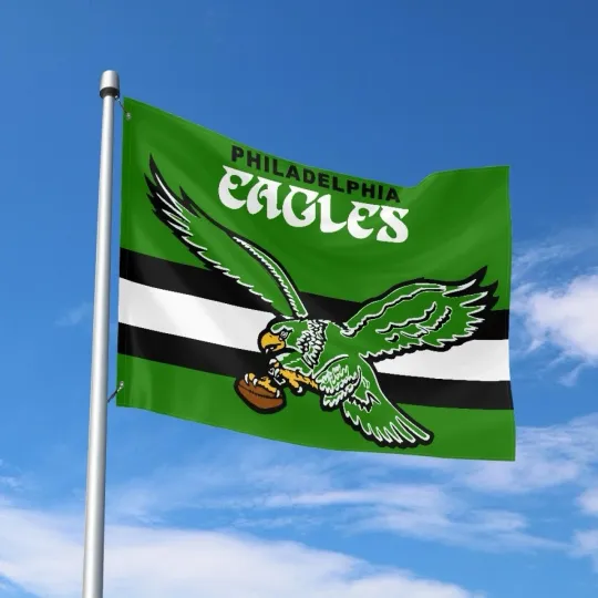 Philadelphia Eagles Fans Football Team House Flag