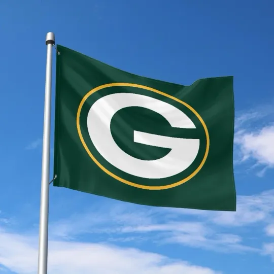 Discover Green Bay Football Team House Flag