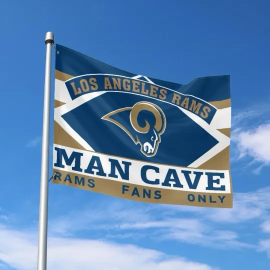 Discover Los Angeles Football Team House Flag football Banner for Fans Man Cave Wall Decor
