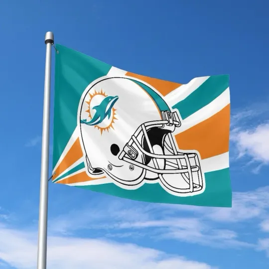 Discover Miami Football Team House Flag