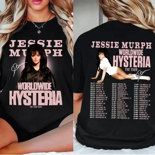 Discover Jessie Murph Tour T-shirt 2025 Sad Girl Concert Tee