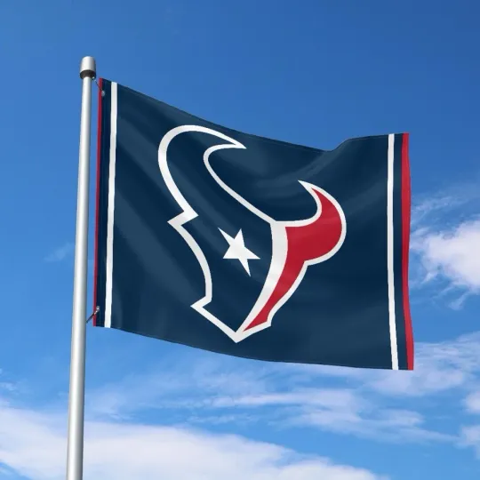 Discover Houston Fans Football Team House Flag