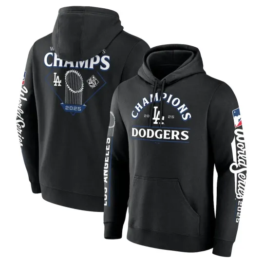 Discover Los Angeles Dodger 2025 World Series Back To Back Champions Hoodie