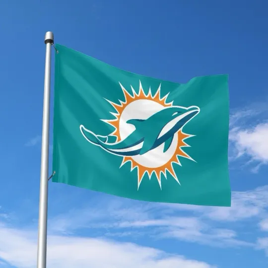 Discover Miami Football Team Flag House Flag