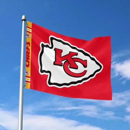 Discover Kansas City Fans Football Team House Flag
