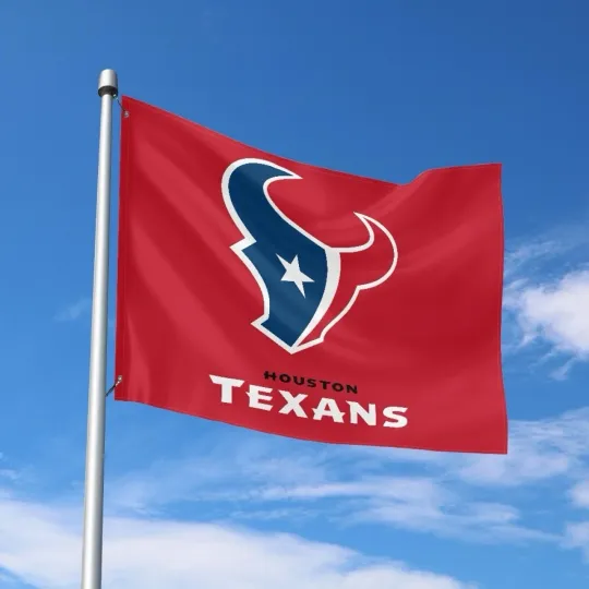 Discover Houston Fans Football Team House Flag
