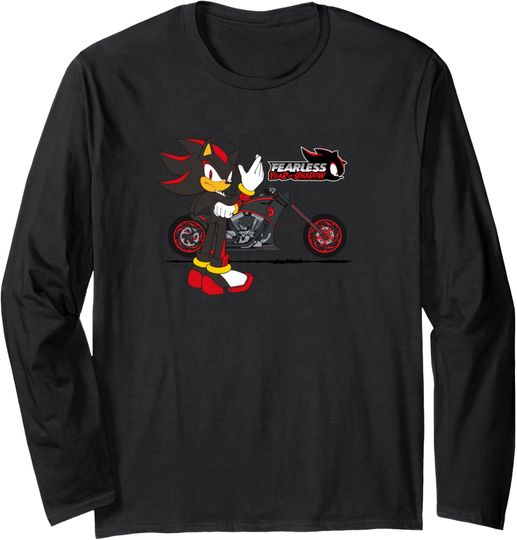 Discover Sonic the Hedgehog, Fearless: Year of Shadow - Motorcycle Long Sleeve T-Shirt