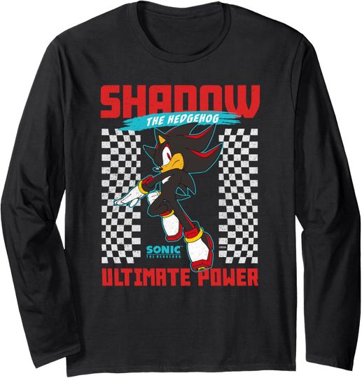 Sonic The Hedgehog Shadow The Hedgehog Ultimate Power Long Sleeve T-Shirt