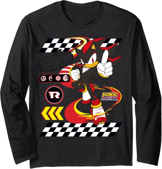 Sonic Racing CrossWorlds - Ultimate Driver Shadow Long Sleeve T-Shirt