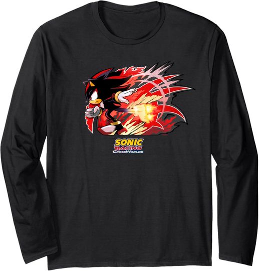 Discover Sonic Racing CrossWorlds - Shadow Decal Long Sleeve T-Shirt