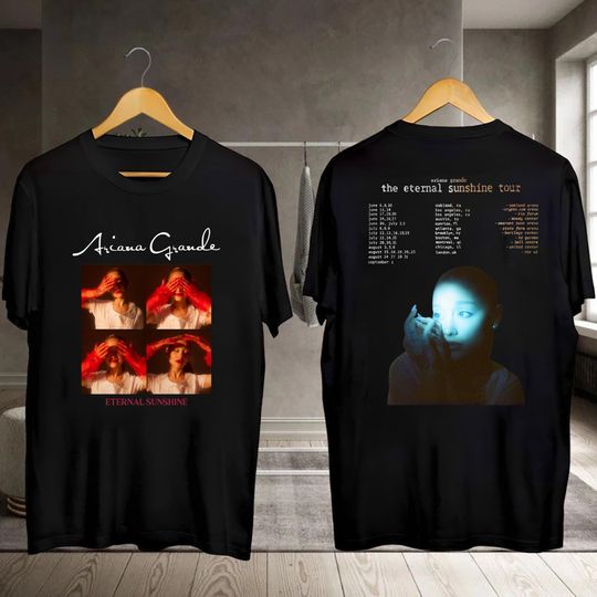 Discover Ariana The Eternal Sunshine Shirt, Ariana Tour 2026 Shirt, Ariana Fan Gift, Ariana Merch, Ariana Graphic Shirt
