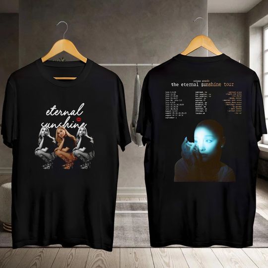 Ariana Graphic Shirt, Ariana The Eternal Sunshine Tour 2026 Shirt, Ariana Fan Gift, Ariana Merch, Ariana Shirt