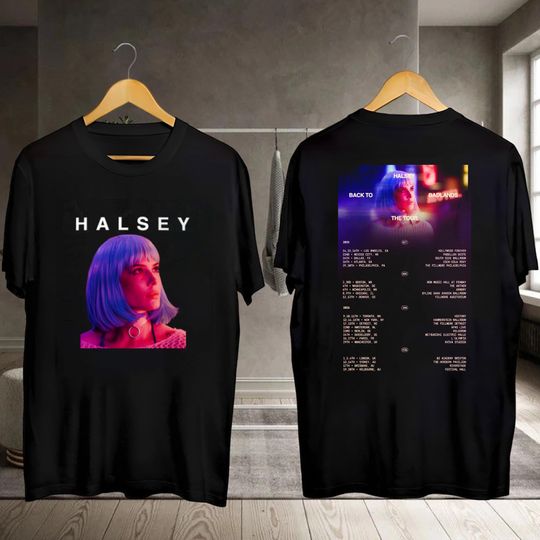 Halsey Concert T-Shirt, Tour 2026 Halsey Back To Badlands Shirt, Halsey Album Shirt, Halsey Fan Gifts, Halsey Merch, Graphic Halsey Shirt
