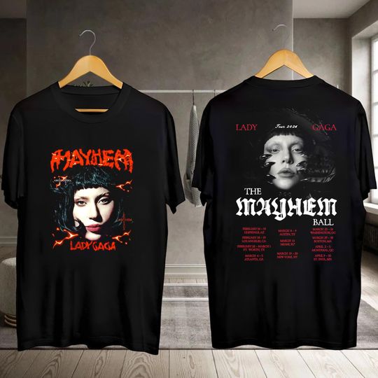 Discover 2026 Ld ga Tour T-Shirt, Ld ga The Mayhem Ball Tour 2026 Shirt, Ld ga 90s Vintage Shirt, Ld ga Fan Gift, Ld ga Merch