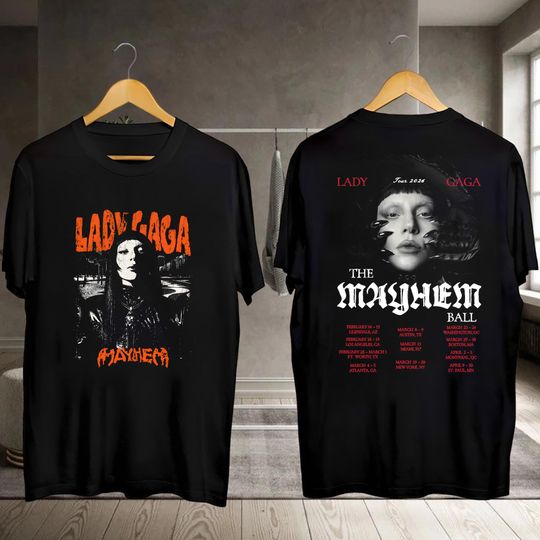 Discover Ld ga The Mayhem Ball Tour 2026 Shirt, Graphic Ld ga Tour 2026 Shirt, Ld ga Graphic Shirt, Ld ga Fan Gift, Ld ga Merch