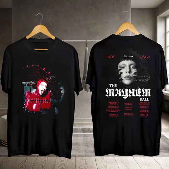Ld ga Concert 2026 Shirt, Ld ga The Mayhem Ball Tour 2026 Shirt, Ld ga Album Graphic Shirt, Ld ga Fan Gift, Ld ga Merch