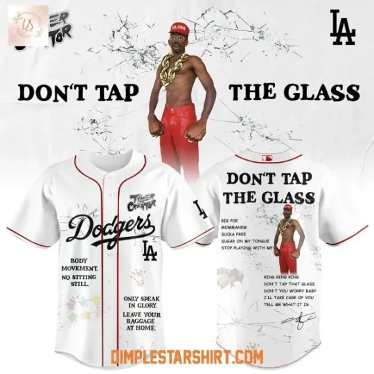 Los.Angeles Dodger x Tyler The Creator Dont Tap The Glass 2025 Jersey
