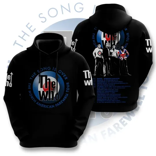 Discover The Who 3D Hoodie 2025 Tour T-Shirt Fan Gift