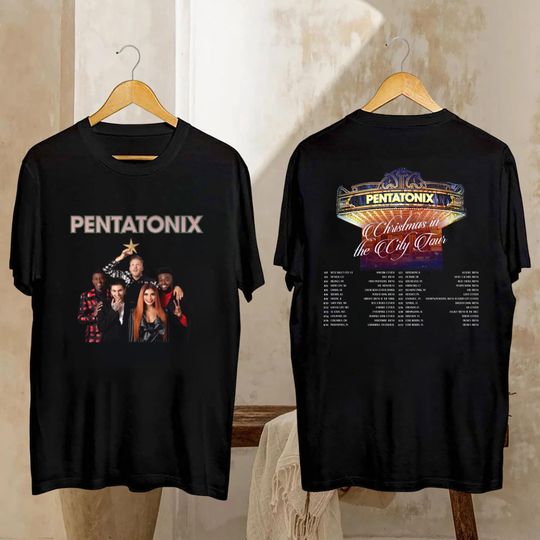 Discover 2025 Pentatonix Christmas In The City Tour Shirt, Pentatonix Christmas Shirt, Pentatonix Fan Gift, Pentatonix Merch, Pentatonix Band Shirt