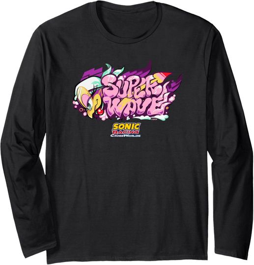 Discover Sonic Racing CrossWorlds - Wave Decal Long Sleeve T-Shirt