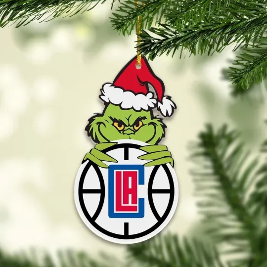 Discover Los Angeles Basketball Clippers Team funny character Christmas Ornament Gift
