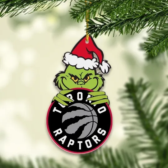Discover Toronto Basketball Raptors Team funny character Christmas Ornament Gift