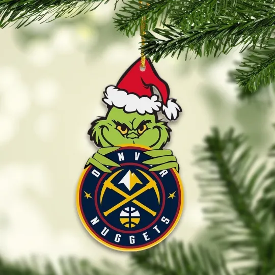 Discover Denver Basketball Nuggets Team funny character Christmas Ornament Gift Decor