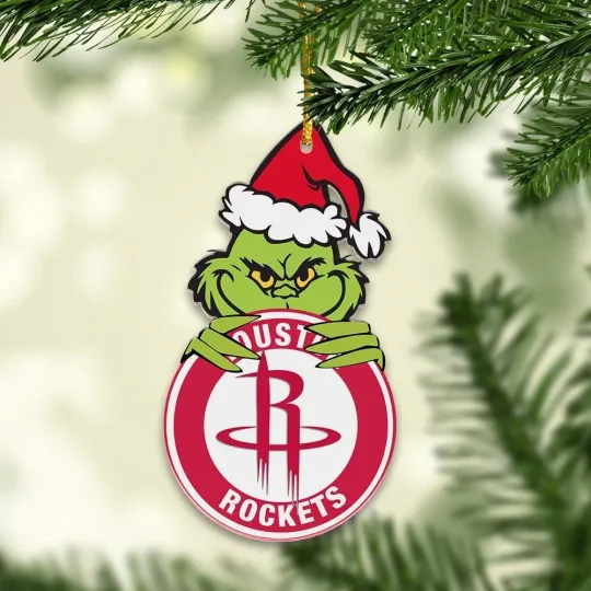 Discover Houston Basketball Rockets Team funny character Christmas Ornament Gift